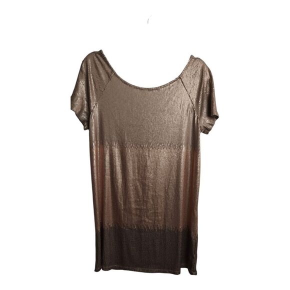 Free People Gold Sequin Mini Dress - Picture 4 of 13